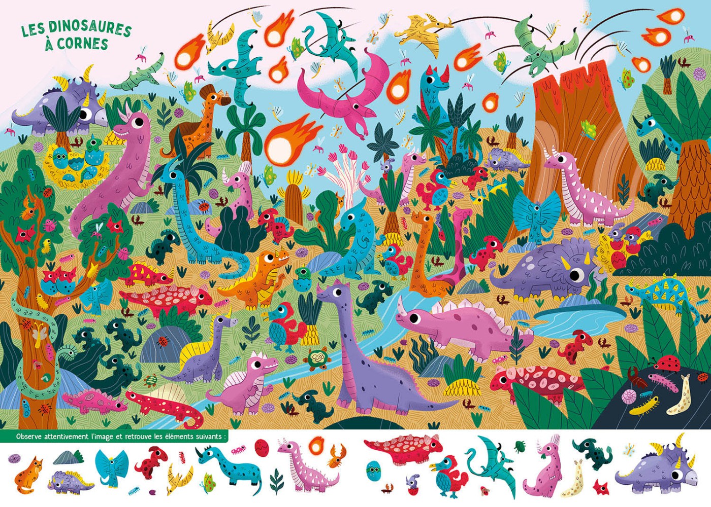CHERCHE ET TROUVE - DINOSAURES