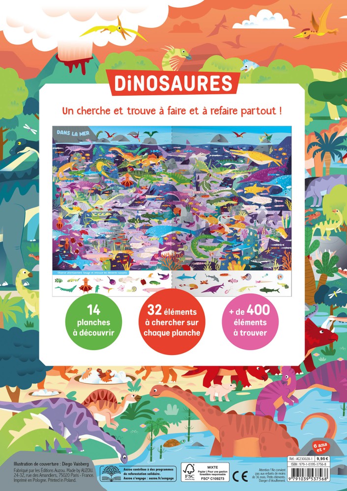 CHERCHE ET TROUVE - DINOSAURES