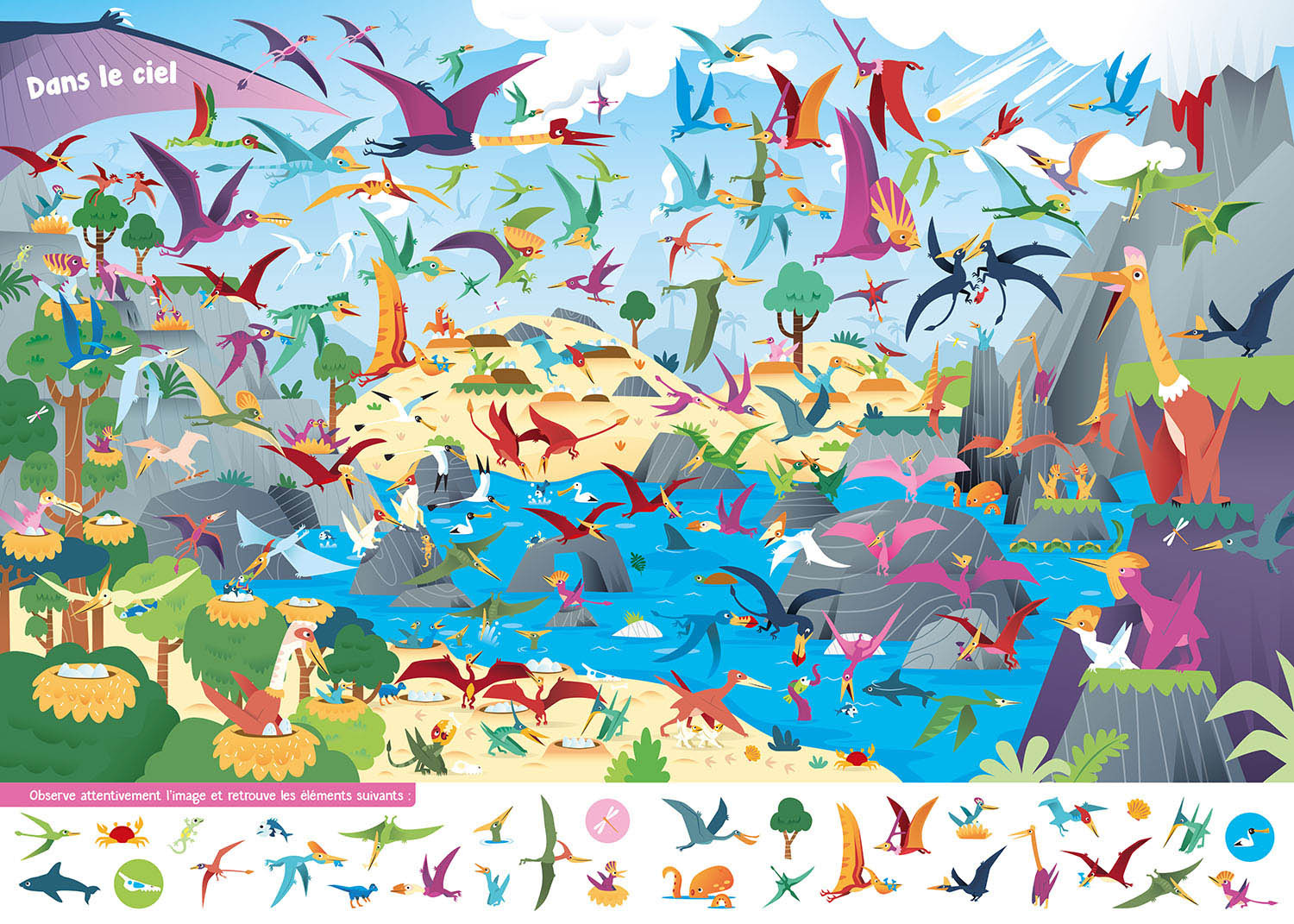 CHERCHE ET TROUVE - DINOSAURES