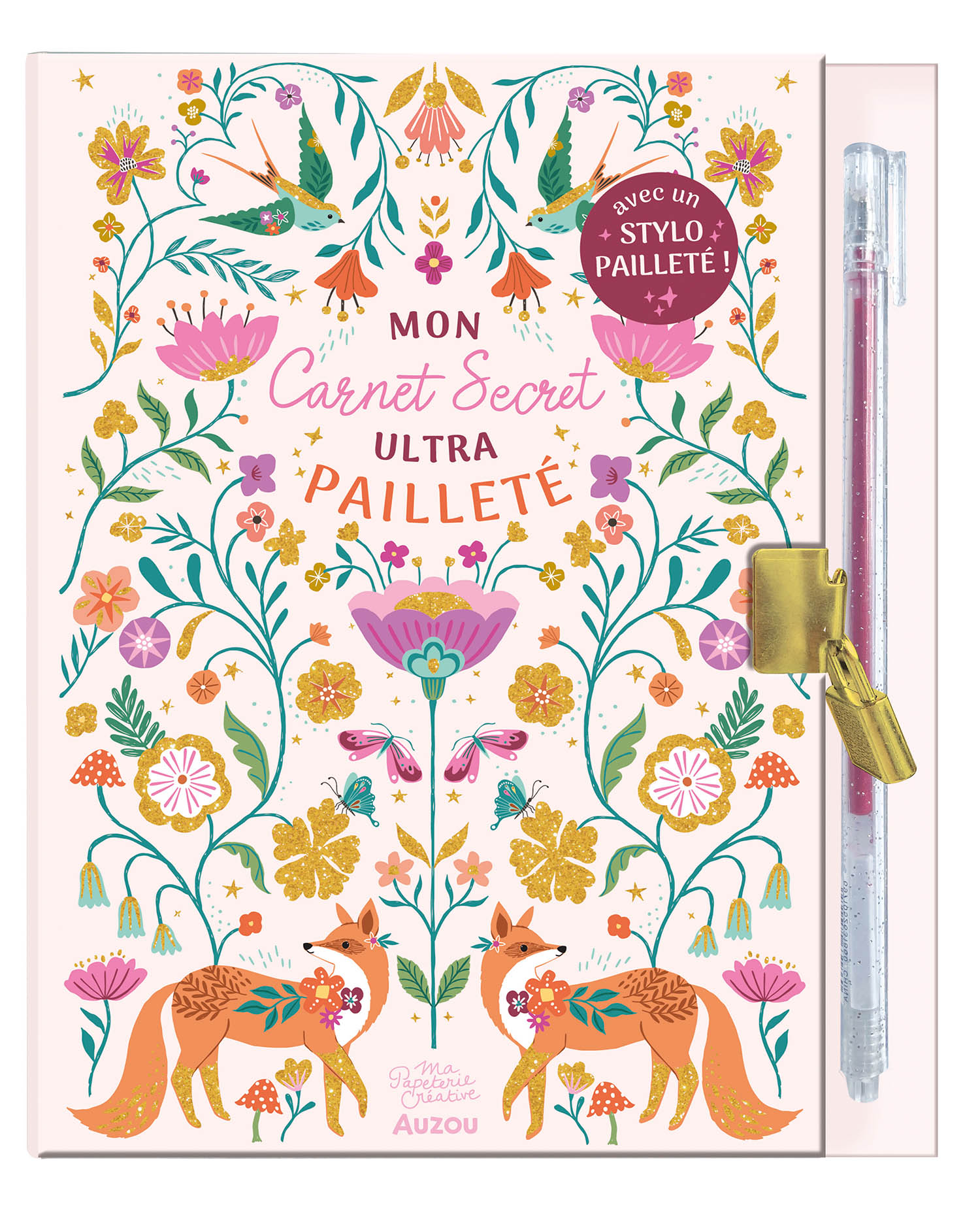 Mon carnet secret ultra pailleté