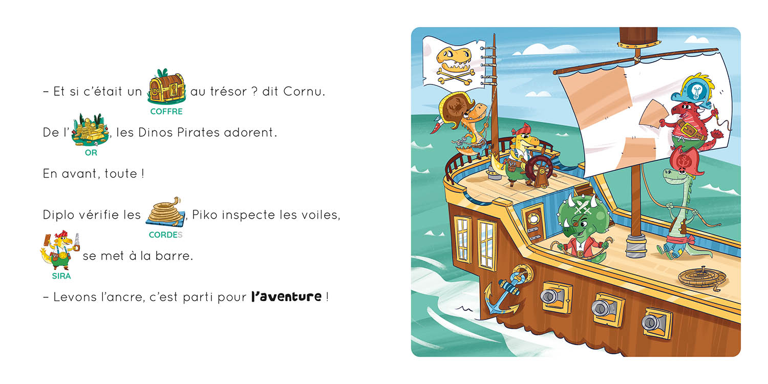 Les Dinos Pirates -À L'aventure !