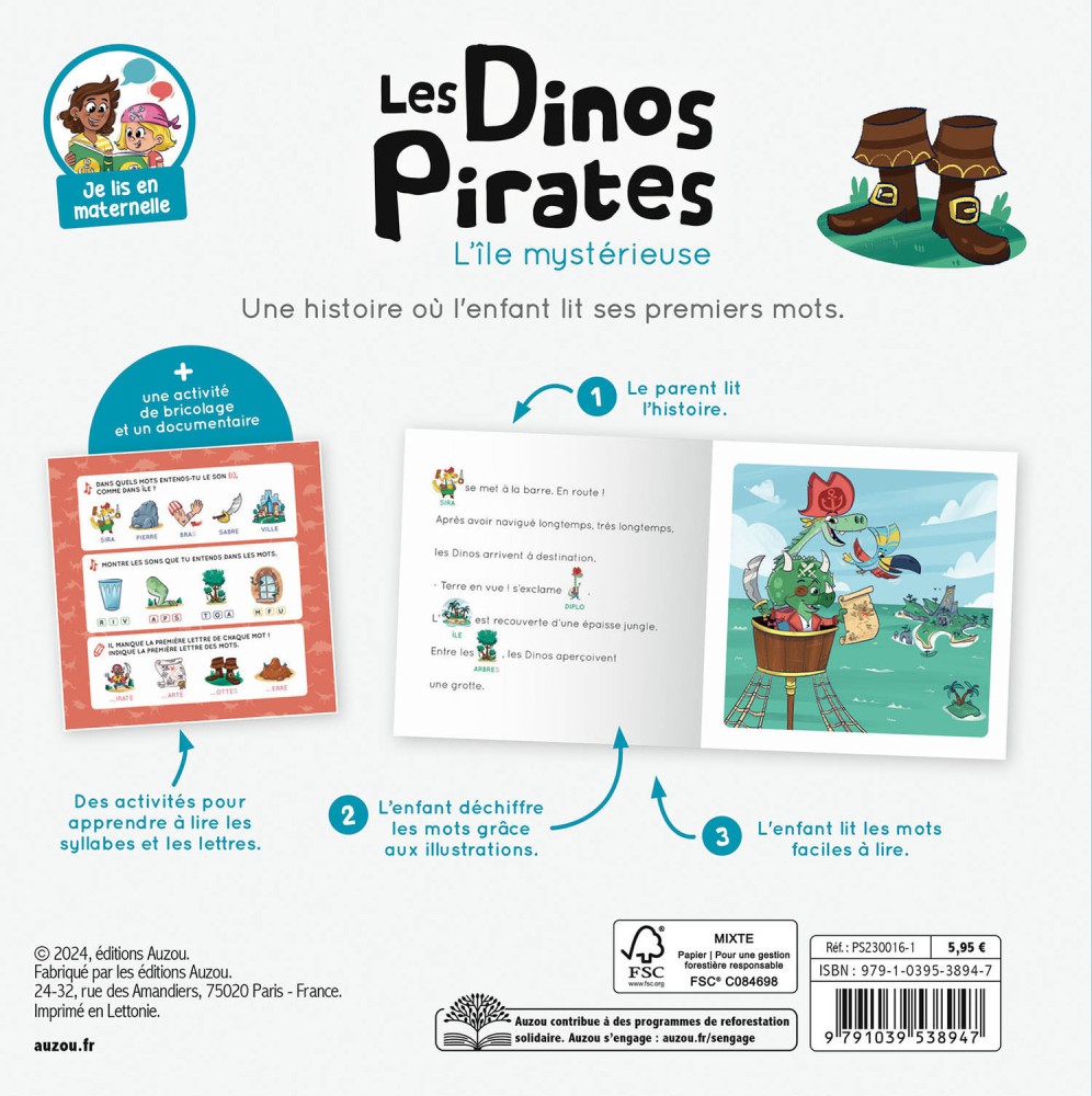 Les Dinos Pirates Et L'île Mystérieuse