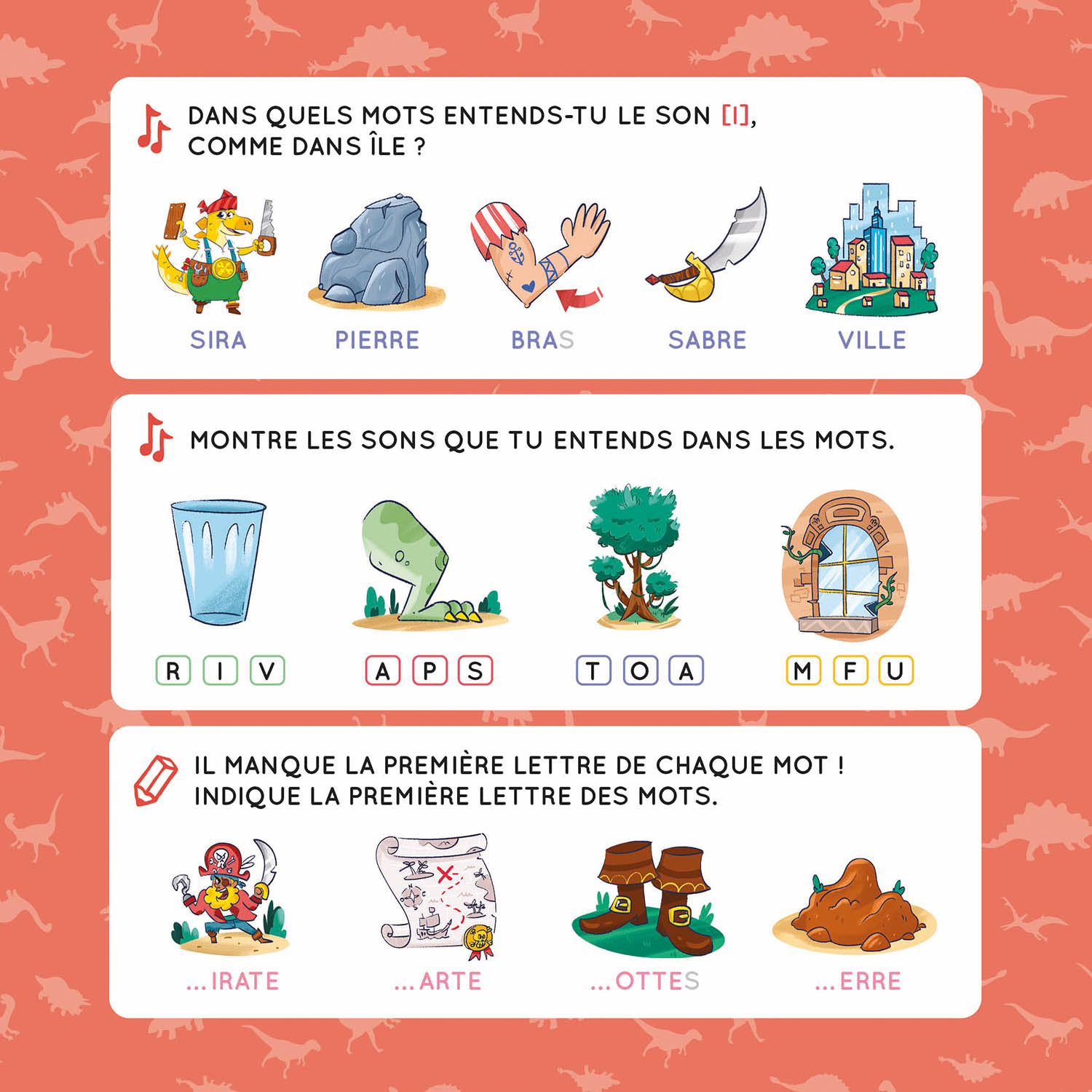 Les Dinos Pirates Et L'île Mystérieuse
