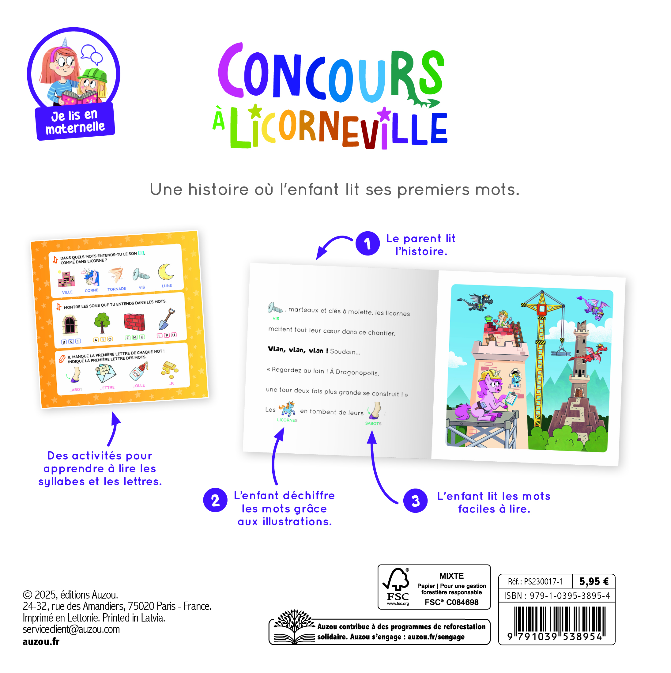 CONCOURS A LICORNEVILLE - JE LIS EN MATERNELLE 
