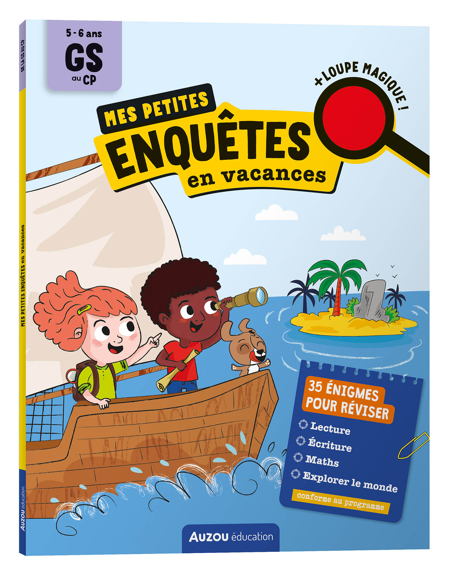 Mes petites enquêtes en vacances - de la GS au CP - cahier de vacances 2024