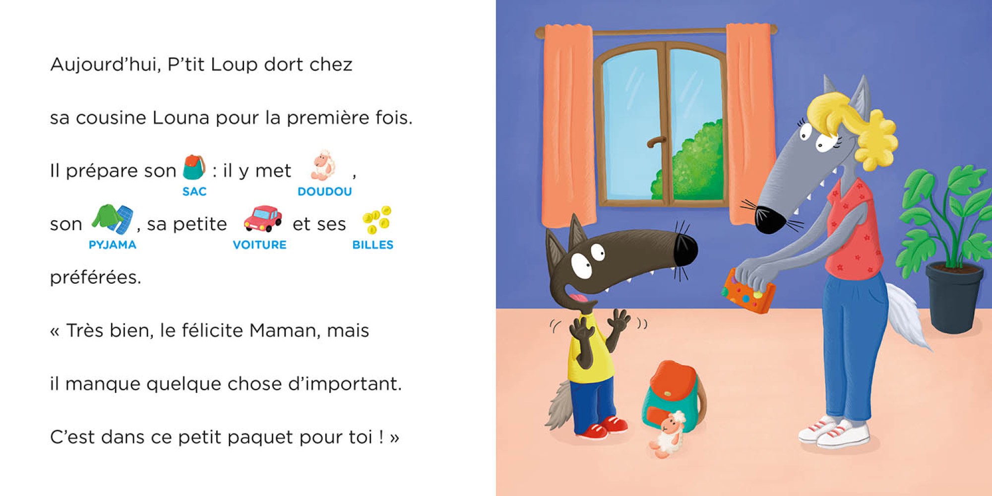 Je Lis Avec Toi - P'tit Loup - P'tit Loup Ne Dort Pas À La Maison