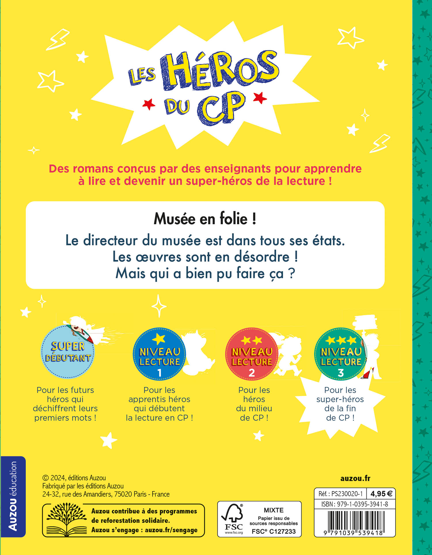 LES HEROS DU CP - NIV3 -MUSEE EN FOLIE
