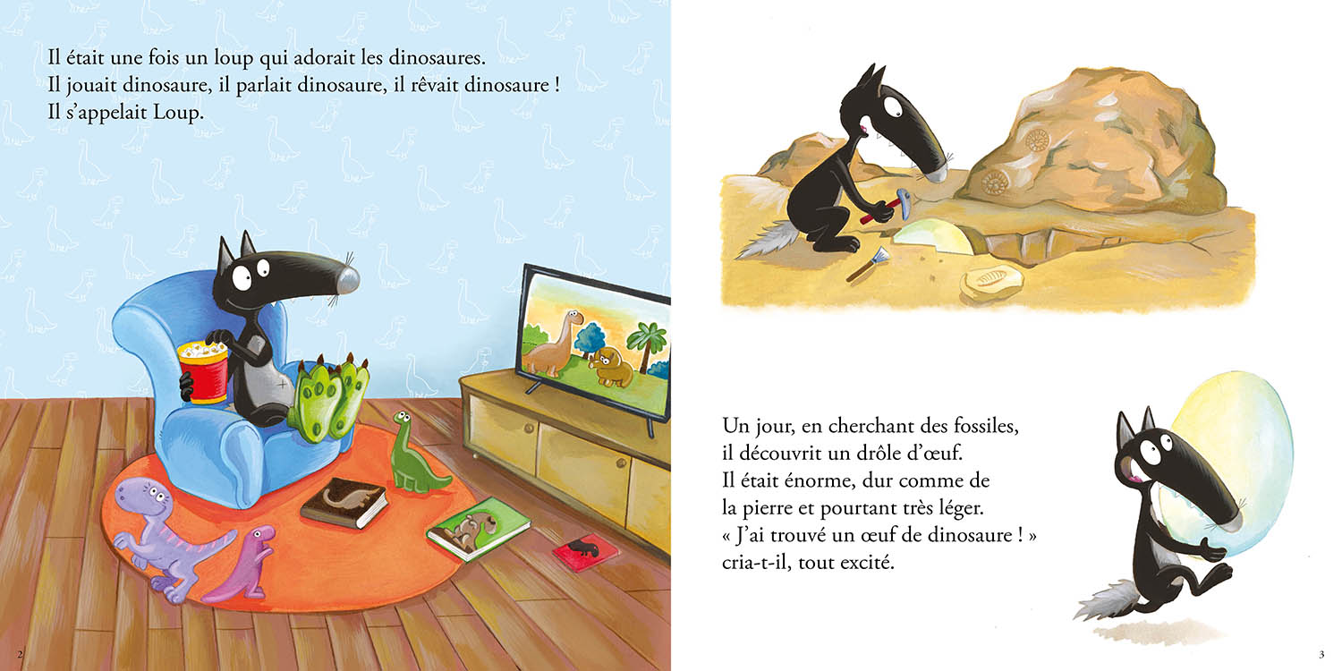 LE LOUP QUI ADORAIT LES DINOSAURES