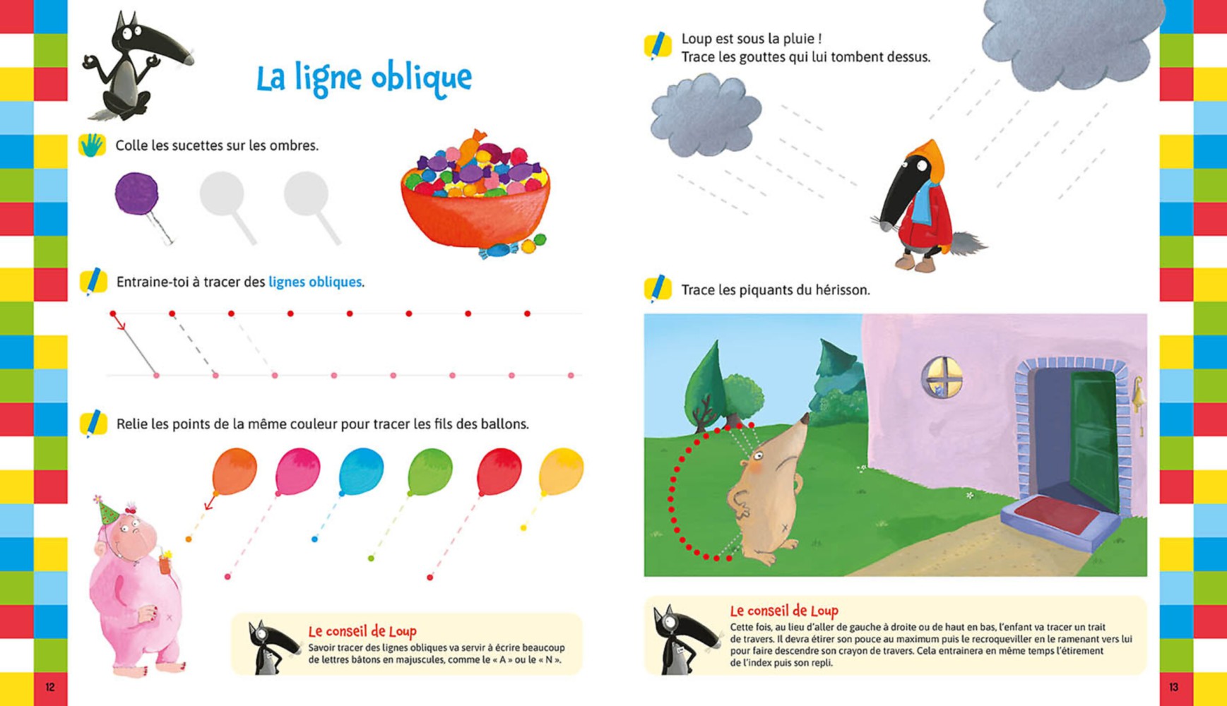 Je Me Prépare À L'écriture Avec Loup - Les Tracés Et Les Formes Je Me Prépare À L'écriture Avec Loup - Les Tracés Et Les Formes