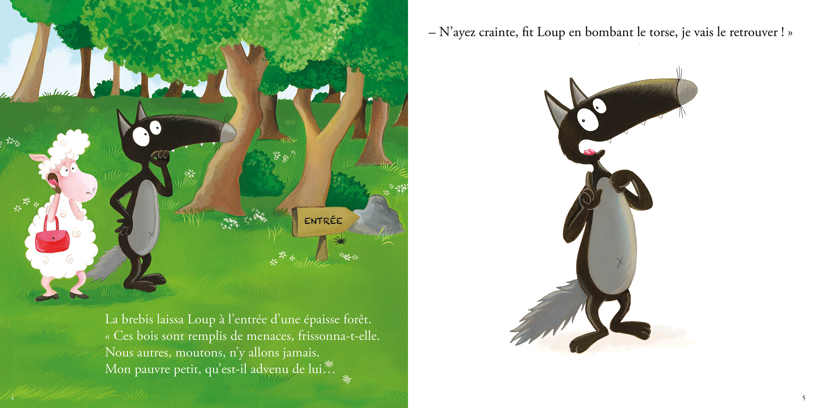 LE LOUP QUI SAUVAIT LES ANIMAUX 