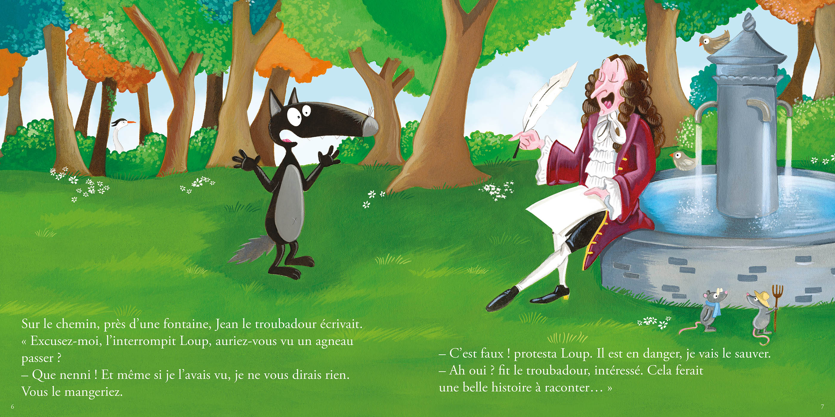 LE LOUP QUI SAUVAIT LES ANIMAUX 