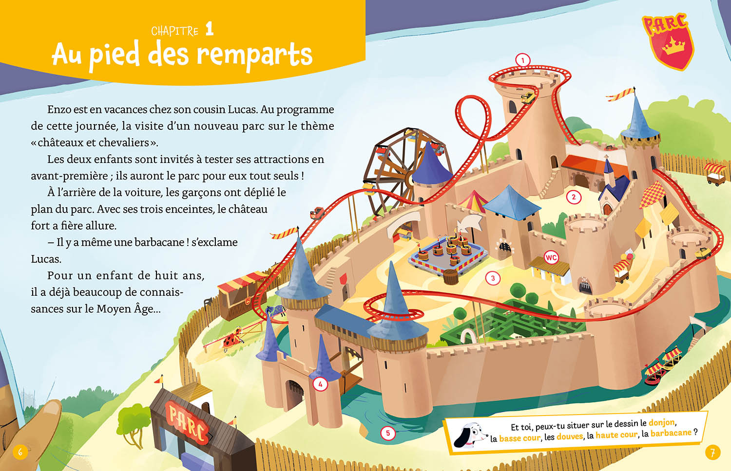 LE PARC DES CHEVALIERS MON ROMAN ENIGME MES PREMIERES ENQUETES