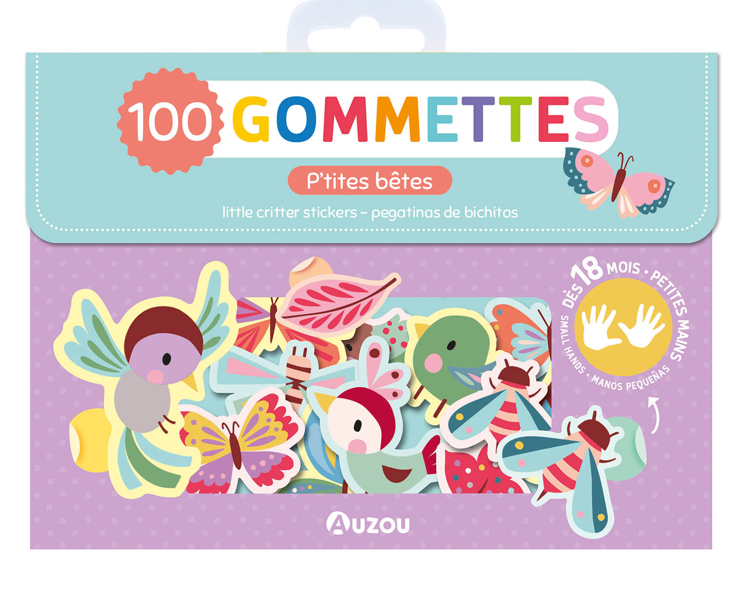 Ma Pochette De 100 Gommettes - Les P'tites Bêtes