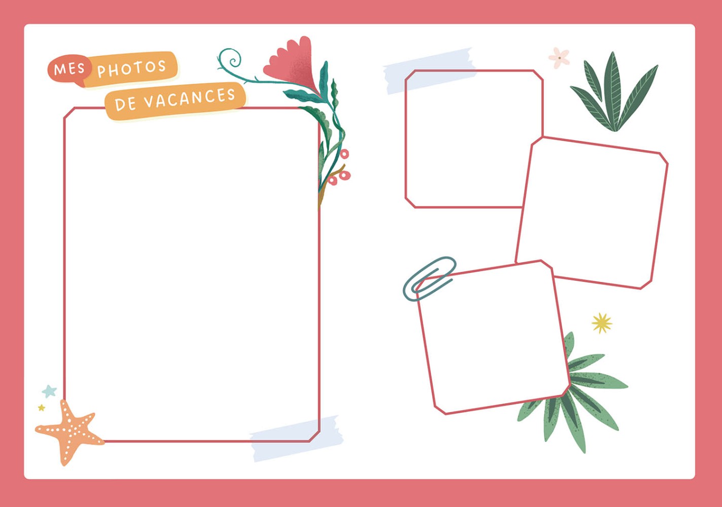 Mon carnet secret des vacances