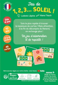Jeu De Cartes - Jeu De 1, 2, 3... Soleil !