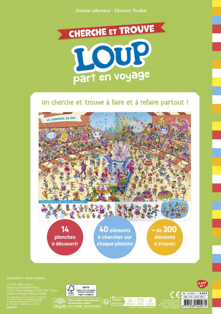 Cherche & Trouve Loup Part En Voyage Cherche & Trouve Loup Part En Voyage