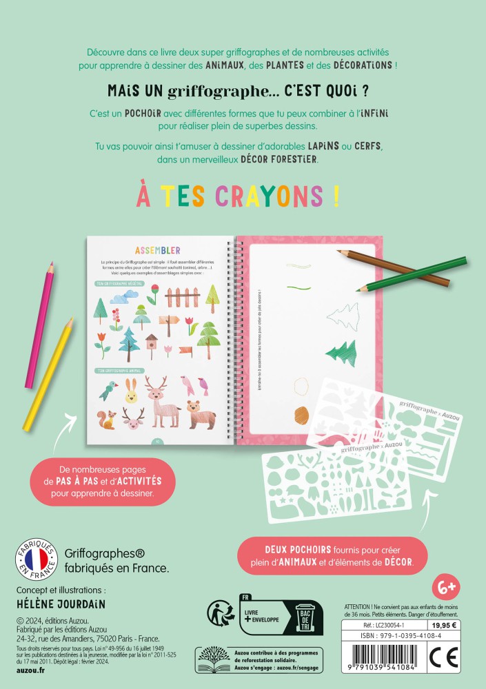 Je dessine pas à pas avec le griffographe - Dans la forêt