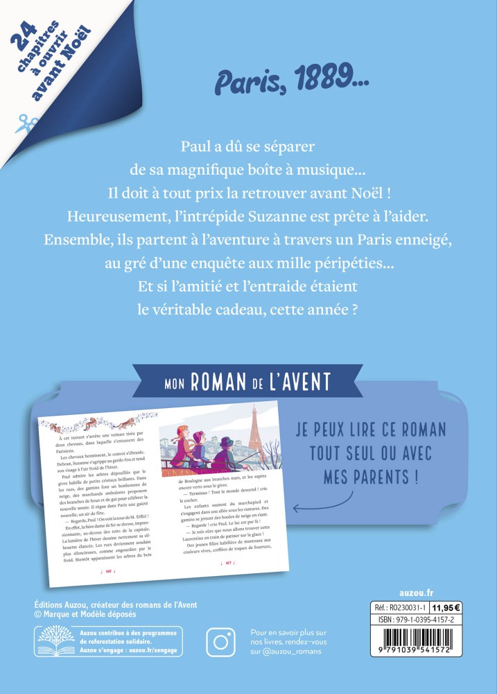 Mon Roman De L'avent - Un Noël À Paris Mon Roman De L'avent - Un Noël À Paris