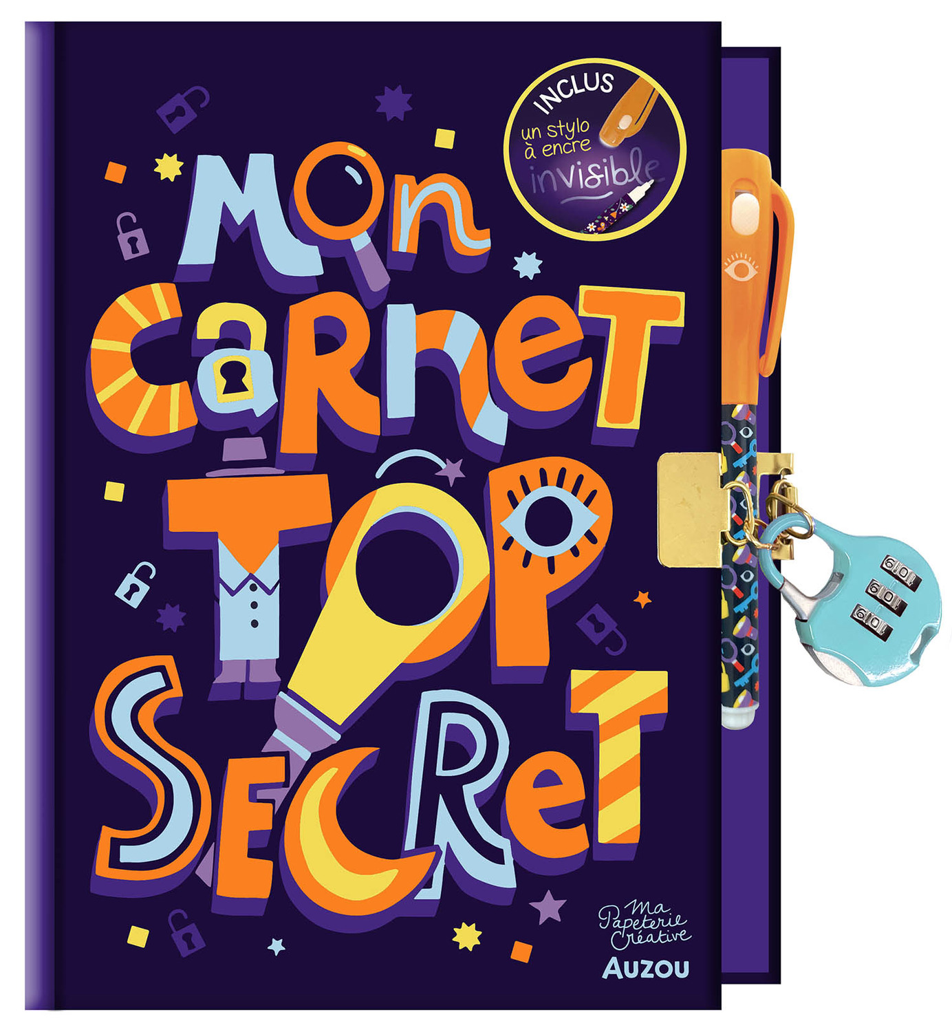 Carnet secret cadenas à code