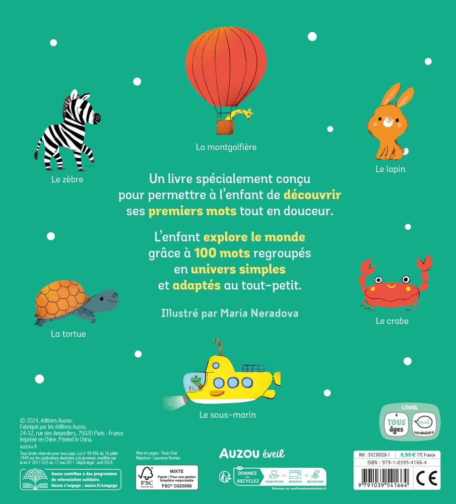 MES 100 MOTS POUR DECOUVRIR LE MONDE