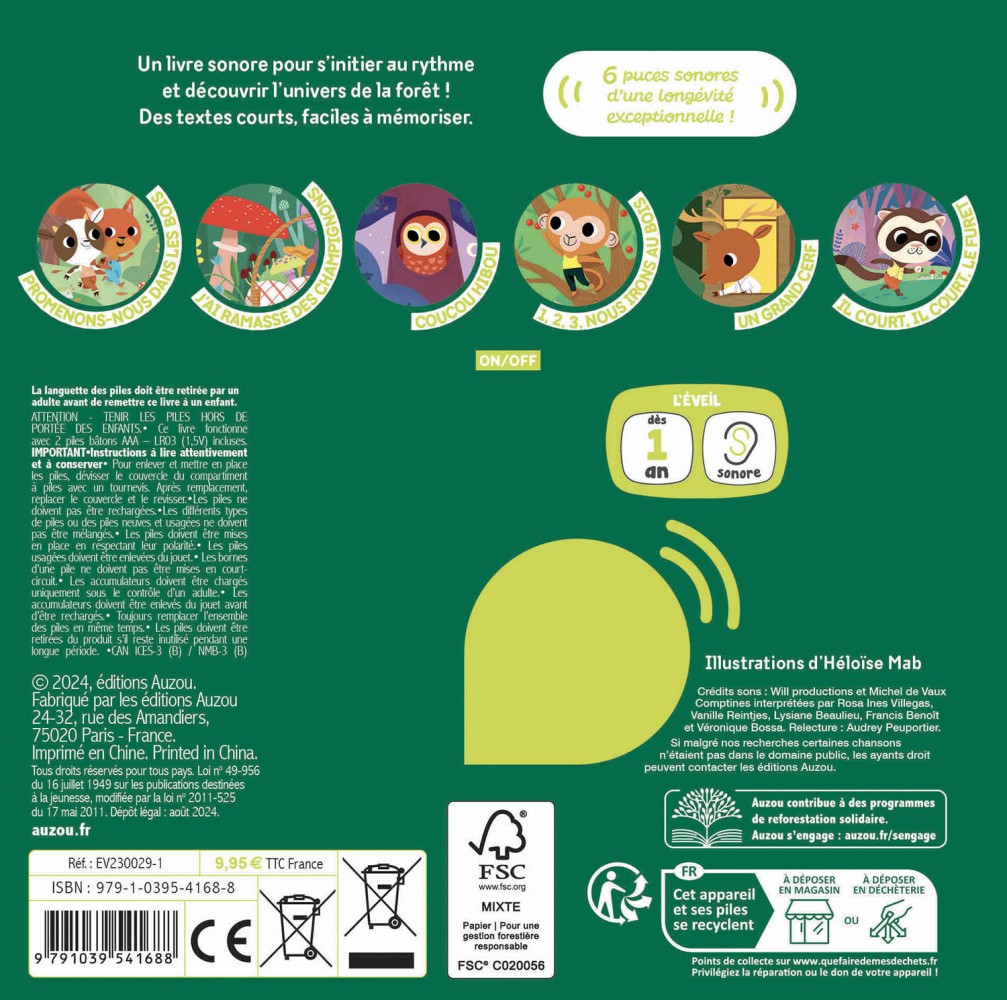 Mes comptines de la forêt Mes comptines de la forêt