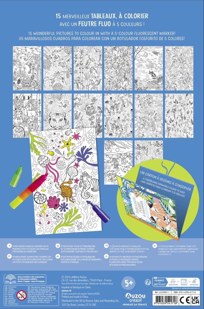 Mon cahier créa - Coloriages fluos Mon cahier créa - Coloriages fluos