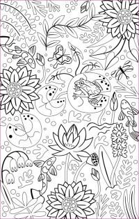Mon cahier créa - Coloriages fluos Mon cahier créa - Coloriages fluos