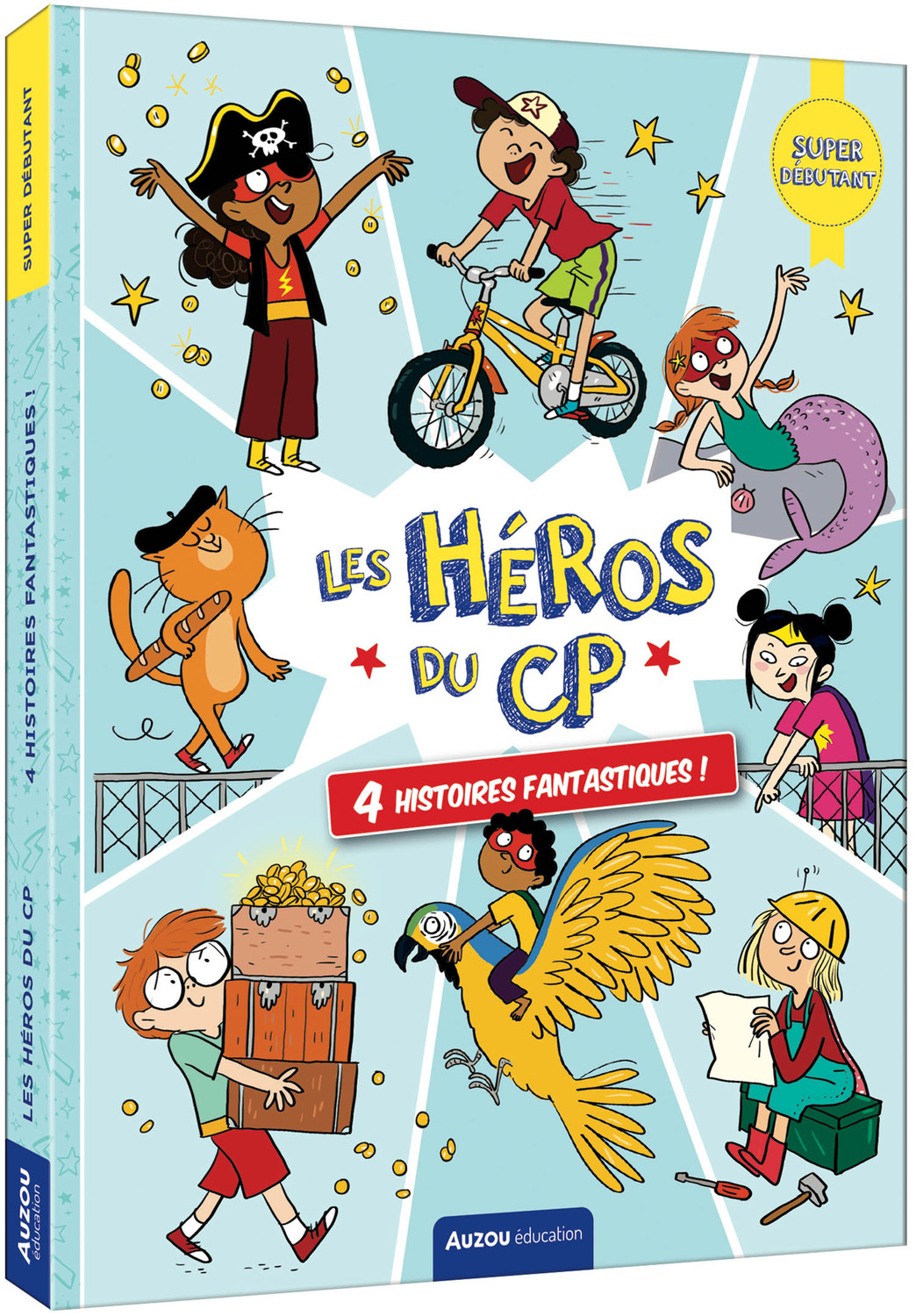 Les Héros du CP - super débutant - 4 histoires fantastiques !
