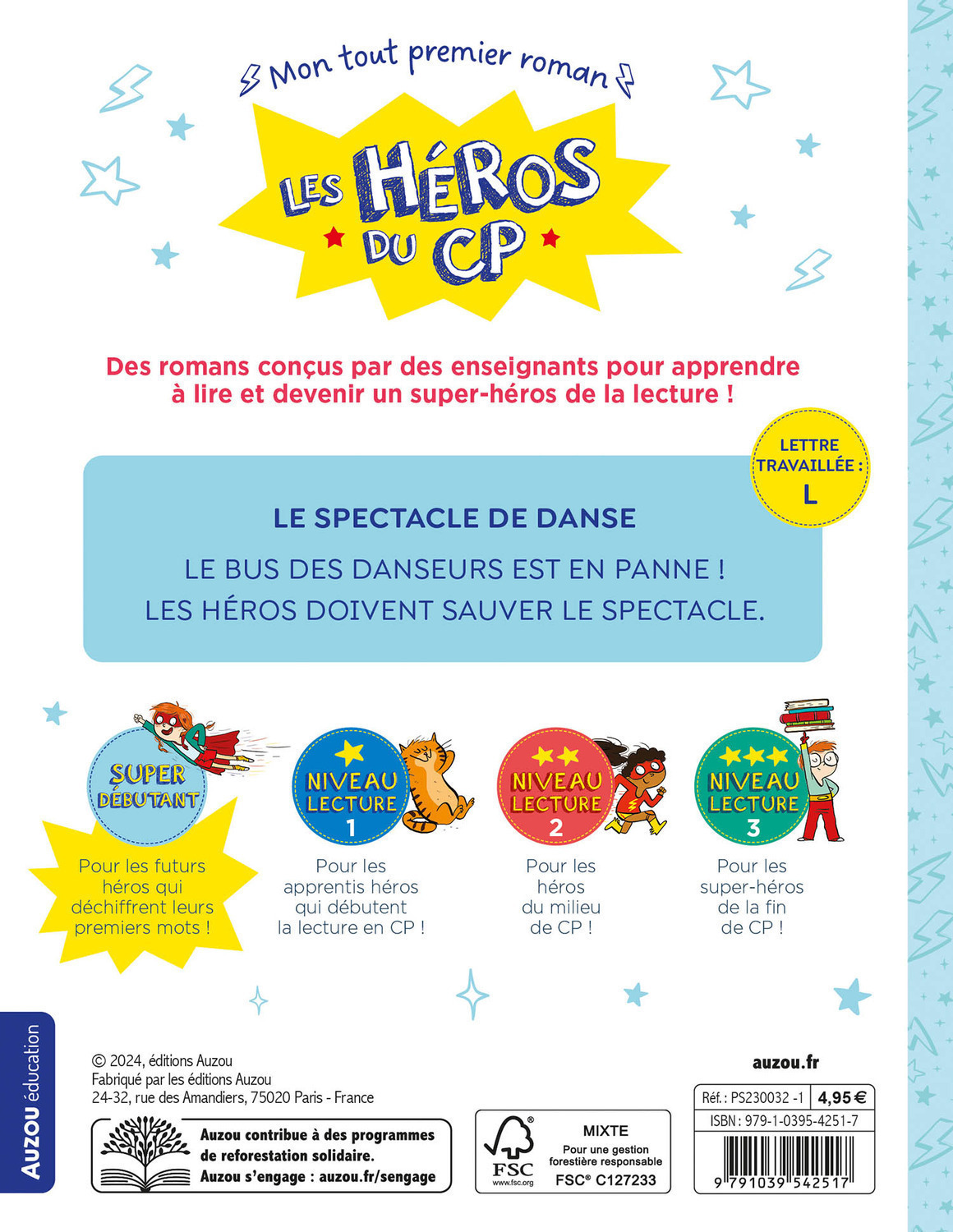 LE SPECTACLE DE DANSE - LES HEROS DU CP SUPER DEBUTANT
