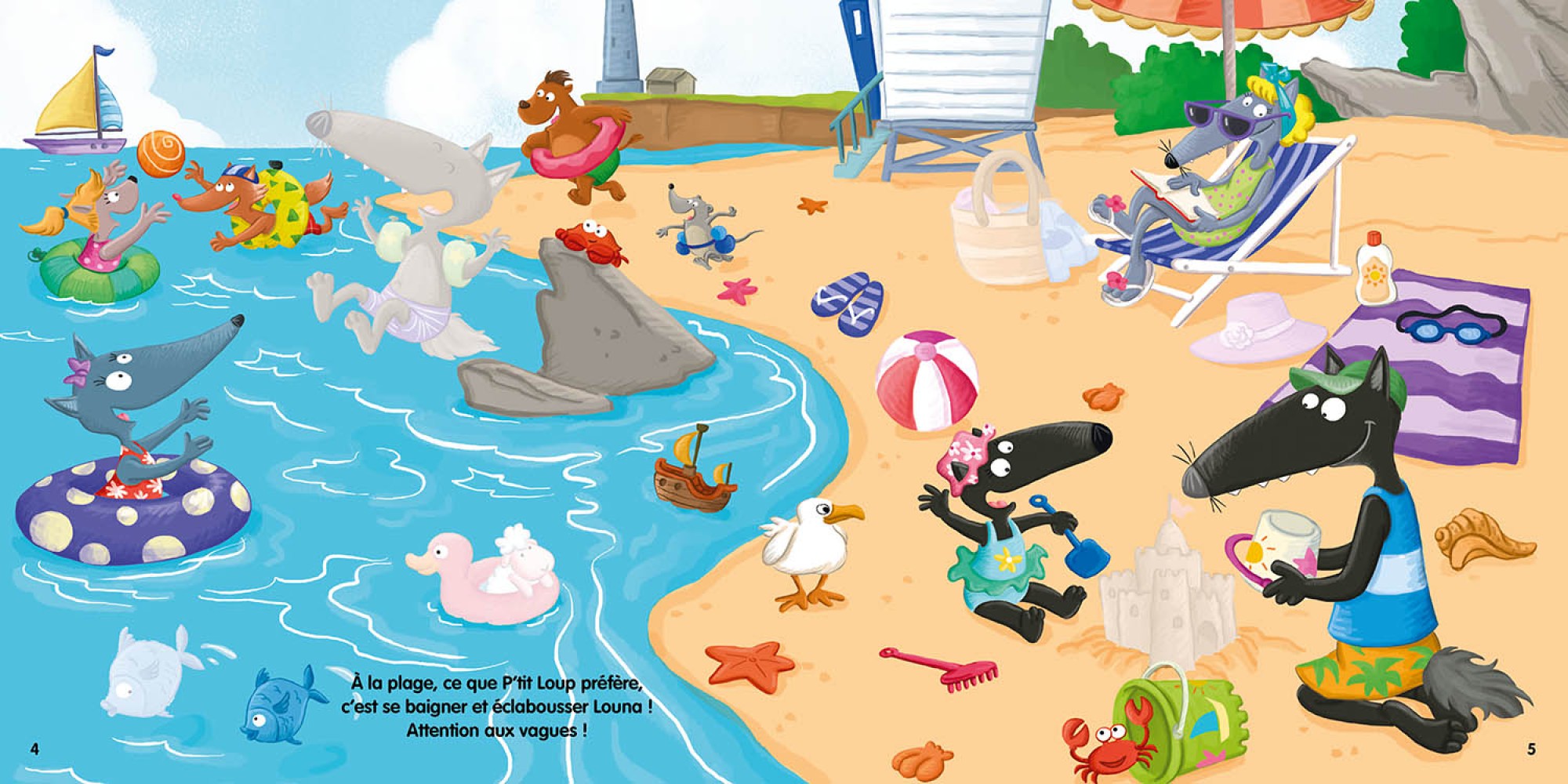 Mon Cahier D'autocollants P'tit Loup - Vive Les Vacances ! Mon Cahier D'autocollants P'tit Loup - Vive Les Vacances !