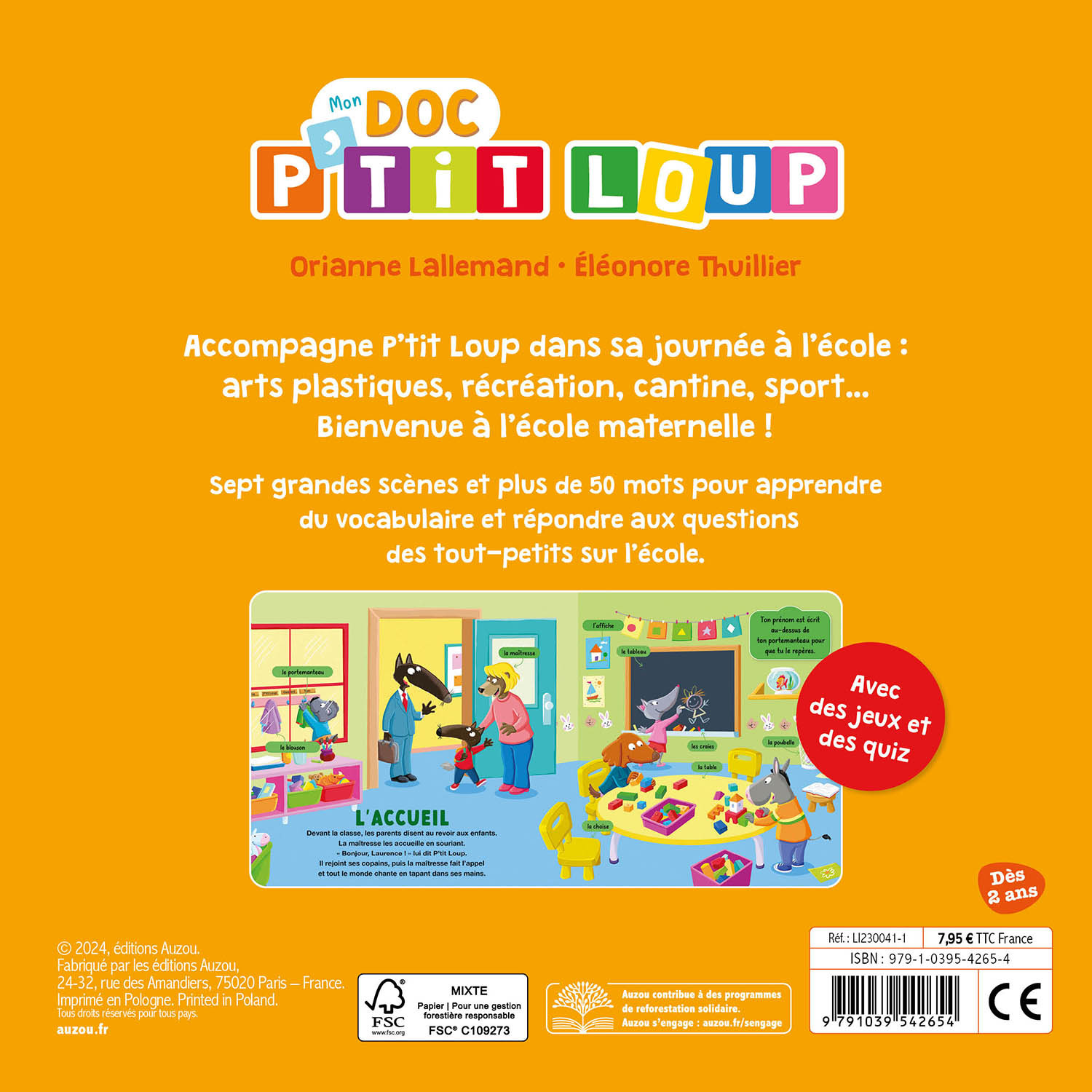 Mon Doc P'tit Loup - Mon Doc' P'tit Loup - L'école