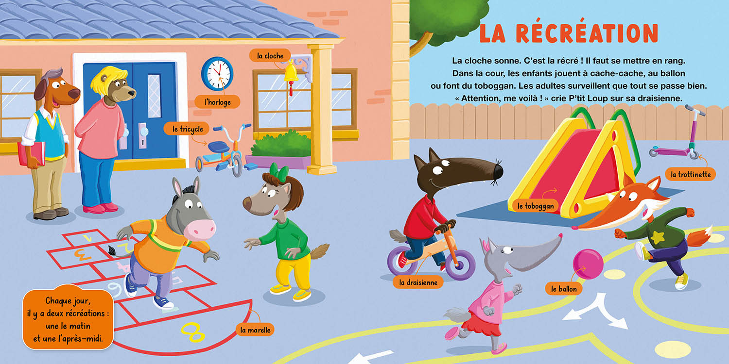 Mon Doc P'tit Loup - Mon Doc' P'tit Loup - L'école