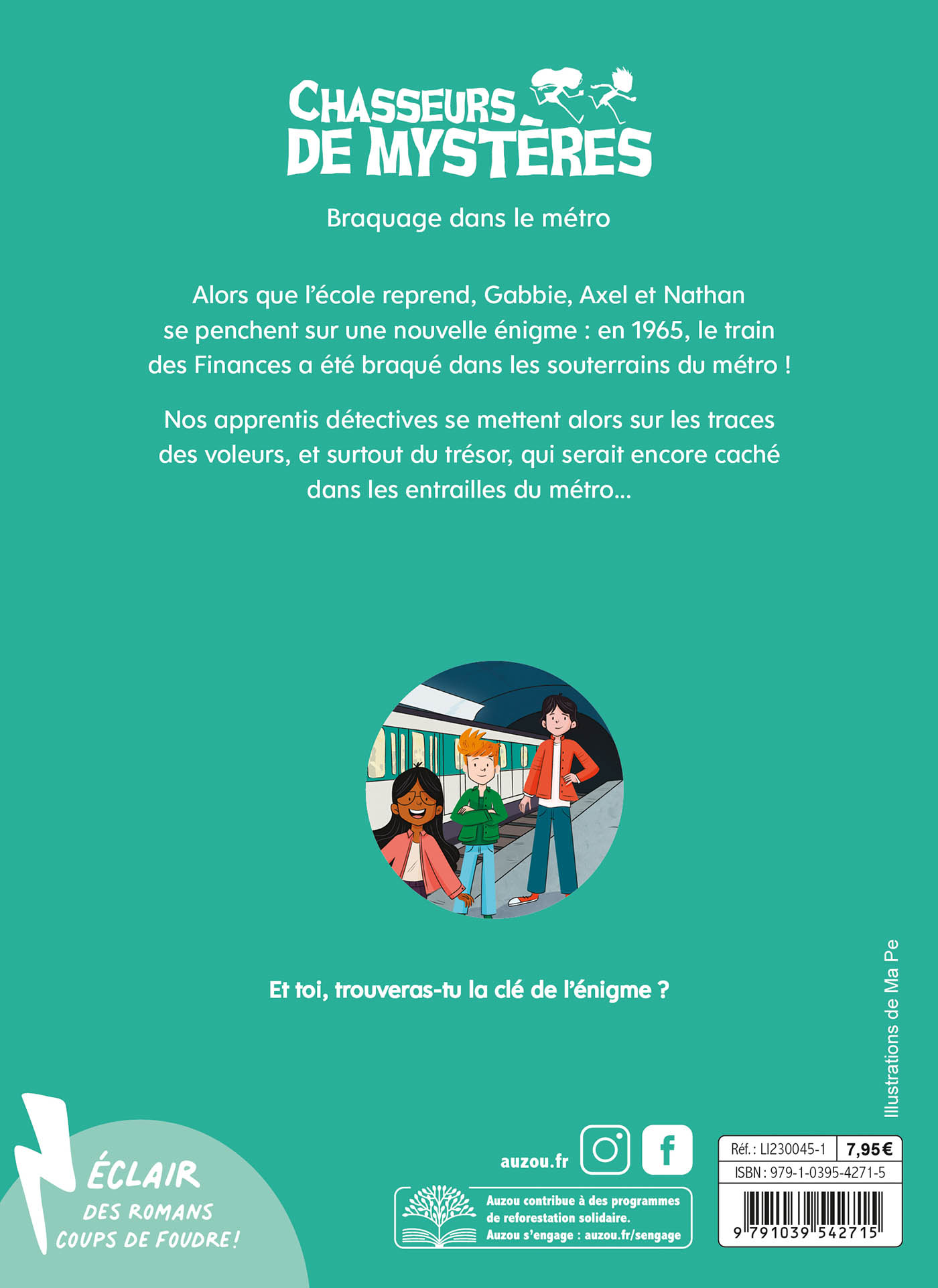 BRAQUAGE DANS LE METRO - CHASSEURS DE MYSTERES T10 BRAQUAGE DANS LE METRO - CHASSEURS DE MYSTERES T10