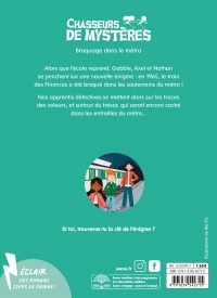 BRAQUAGE DANS LE METRO - CHASSEURS DE MYSTERES T10 BRAQUAGE DANS LE METRO - CHASSEURS DE MYSTERES T10