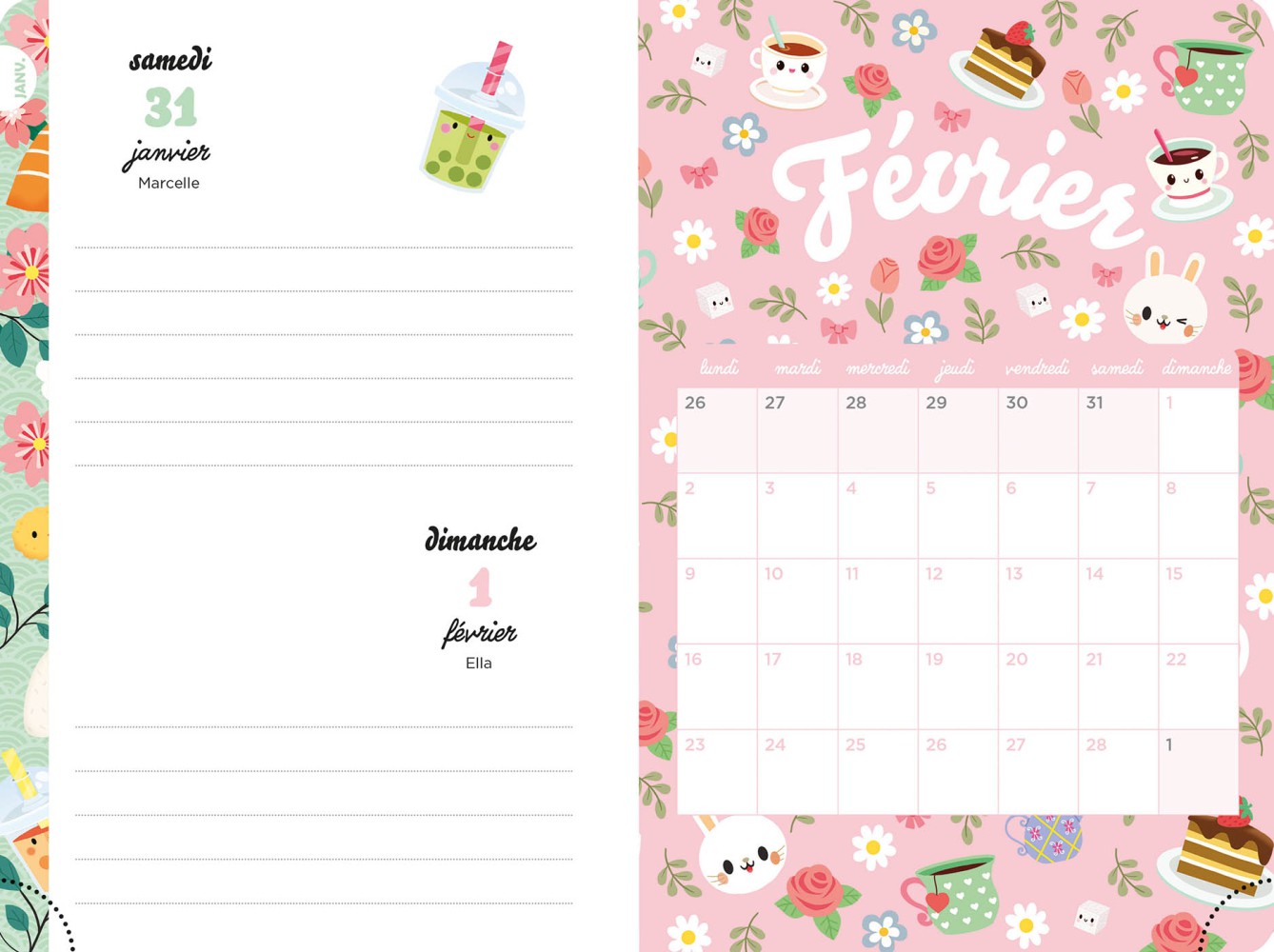 Mon Agenda Super Kawaii 2025-2026