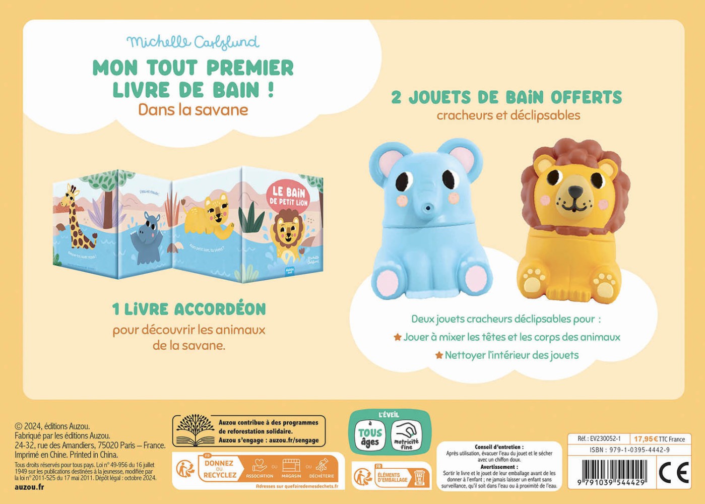 Mon Premier Livre De Bain - Dans La Savane