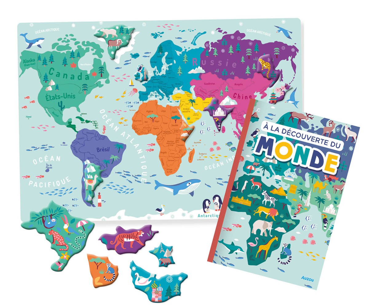 Mon Atlas du monde aimanté