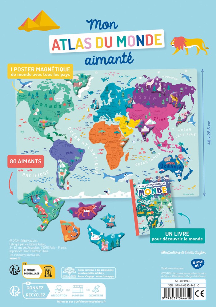 Mon Atlas du monde aimanté