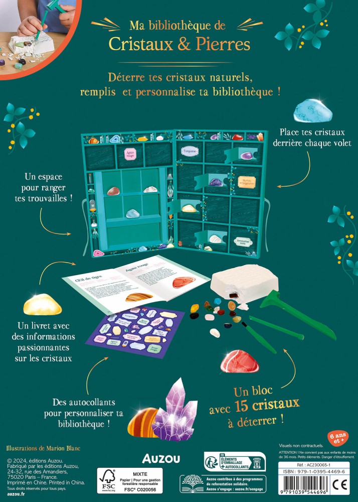 Ma bibliothèque de cristaux