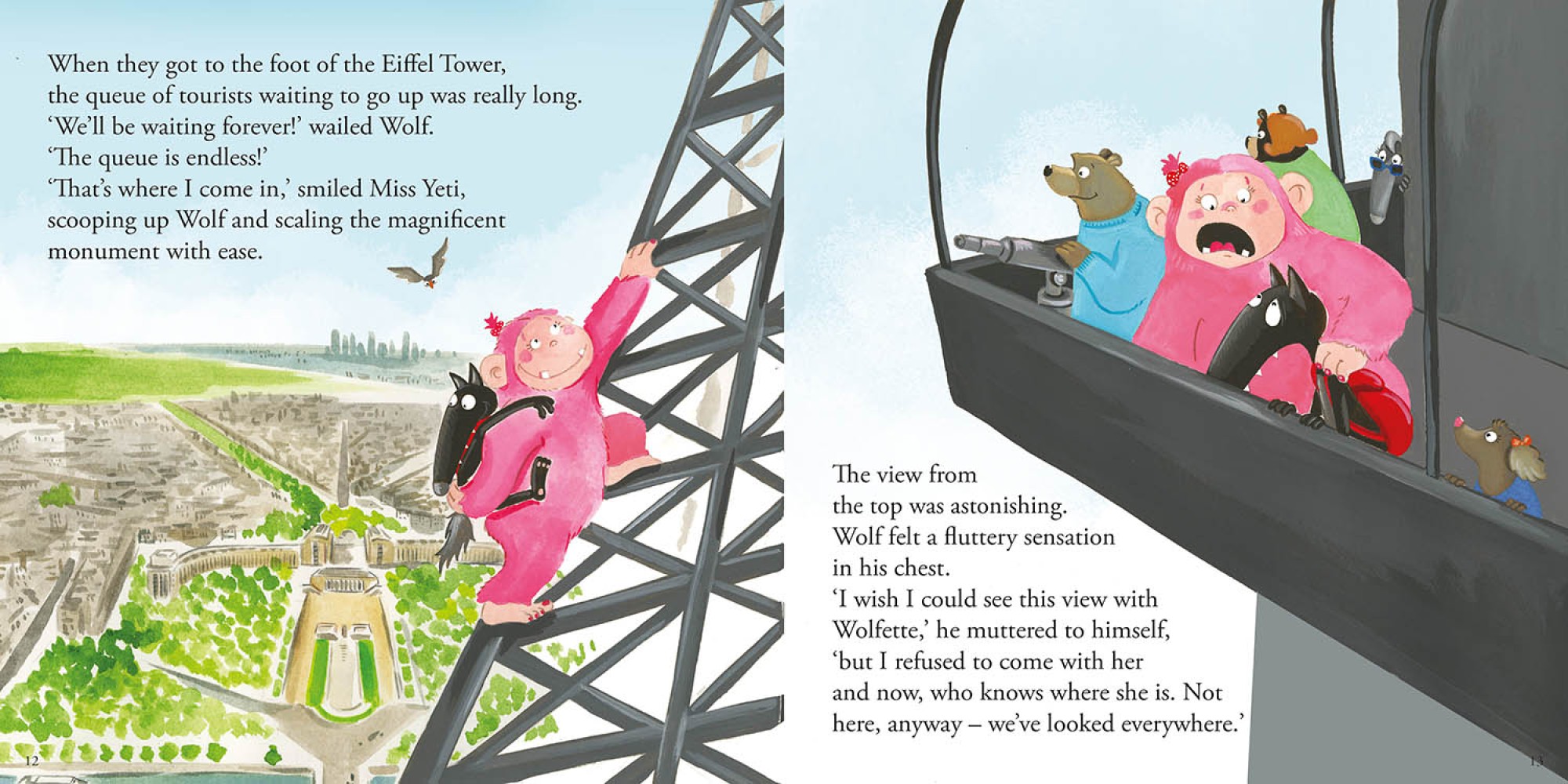 The wolf who explored Paris