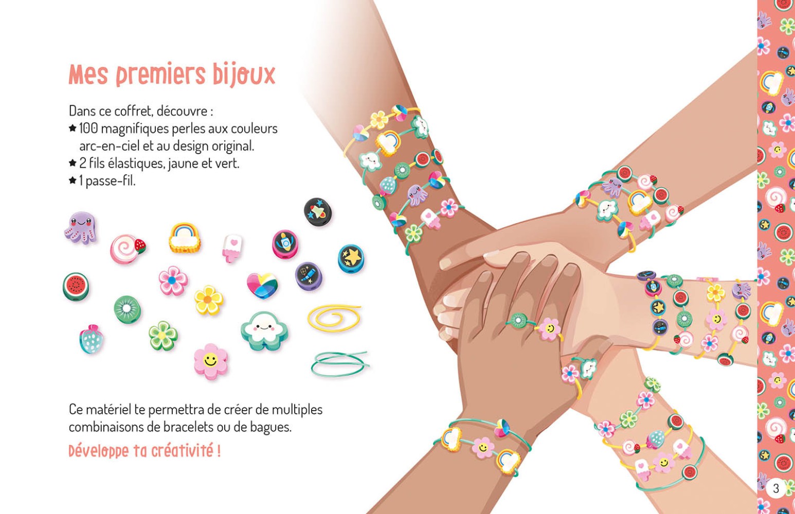 Mes premiers bijoux arc-en-ciel