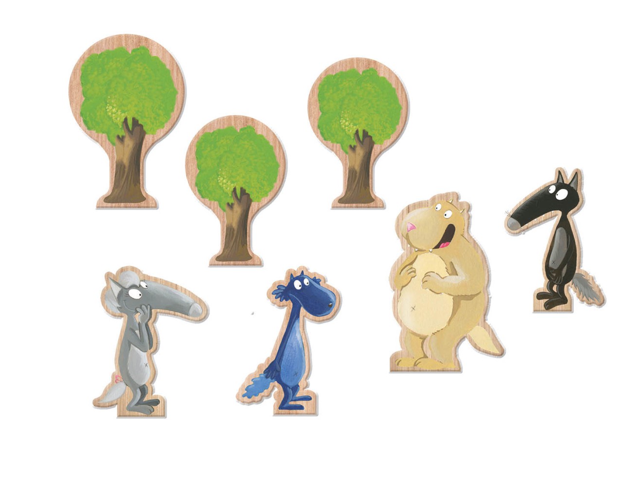 Grands Jeux - Le Jeu Du Loup Qui Sauvait Les Arbres Grands Jeux - Le Jeu Du Loup Qui Sauvait Les Arbres