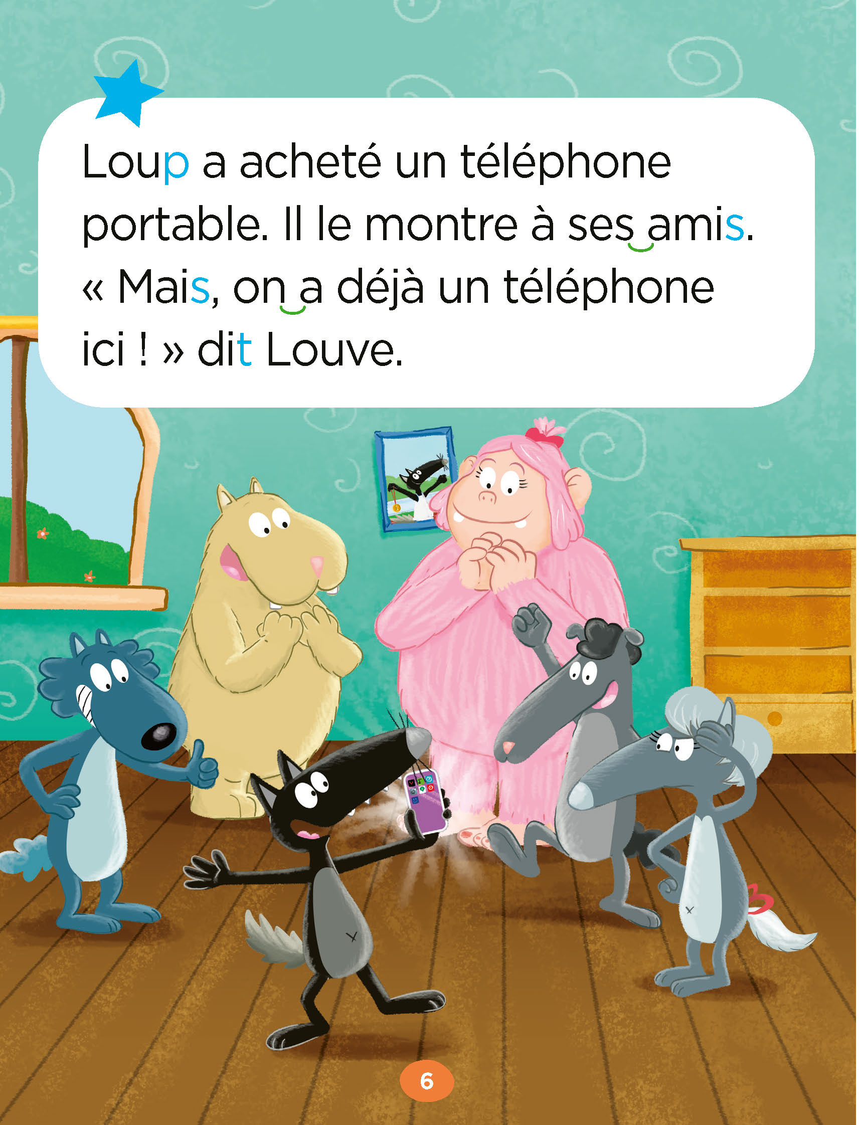 DES ECRANS DANS LA FORET NIV2 - MES LECTURES DU CP AVEC LOUP