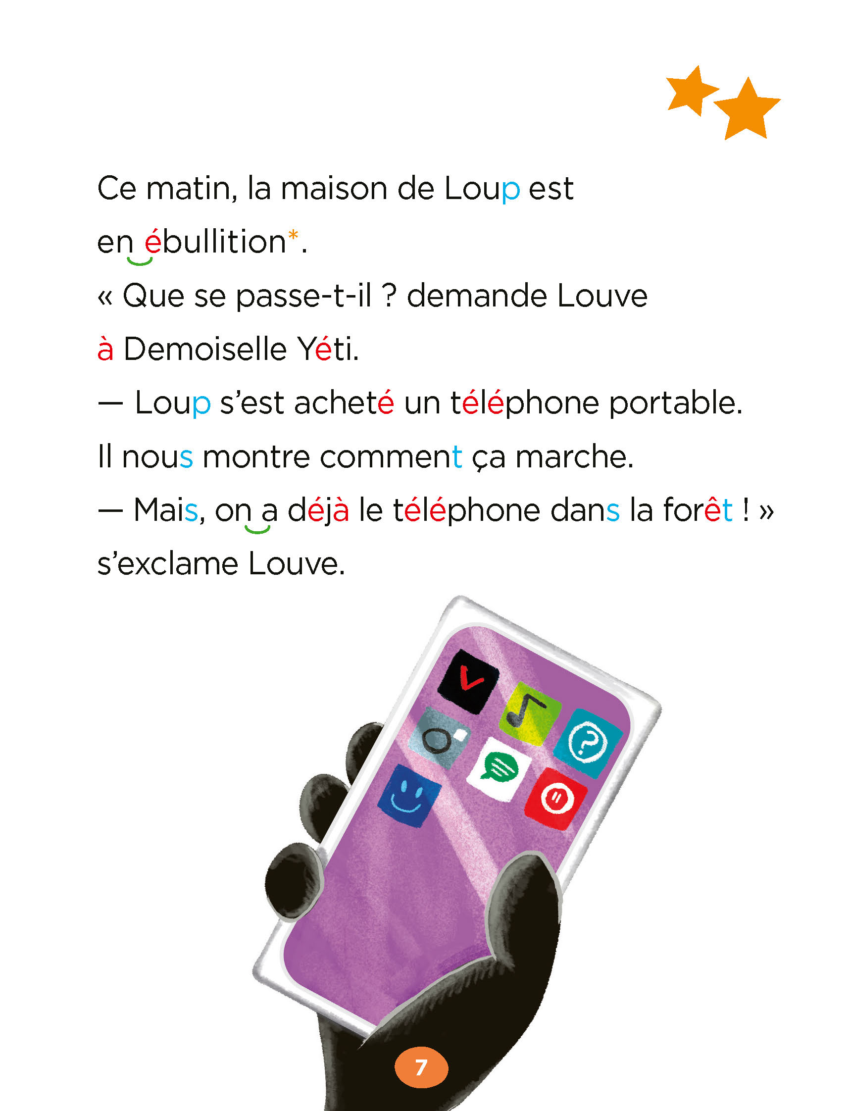 DES ECRANS DANS LA FORET NIV2 - MES LECTURES DU CP AVEC LOUP