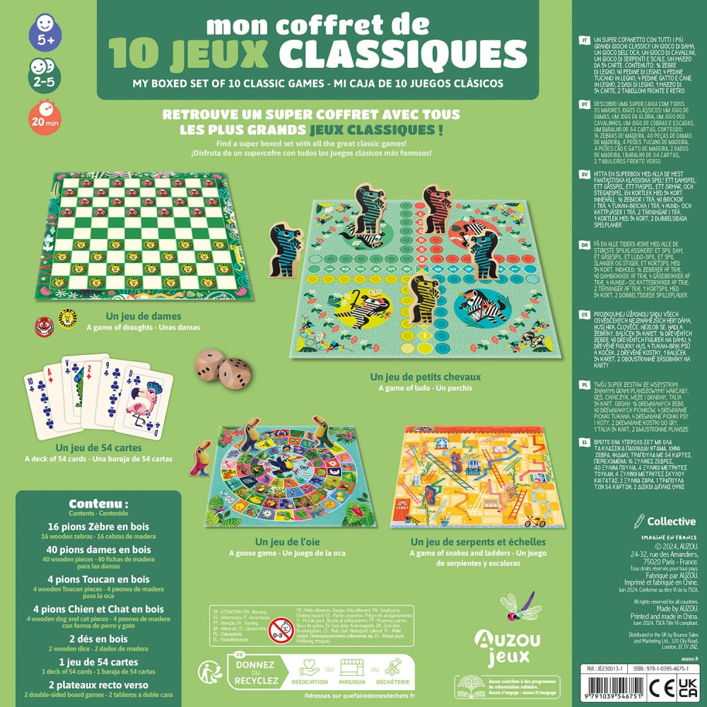 Mon Coffret De 10 Jeux Classiques Mon Coffret De 10 Jeux Classiques