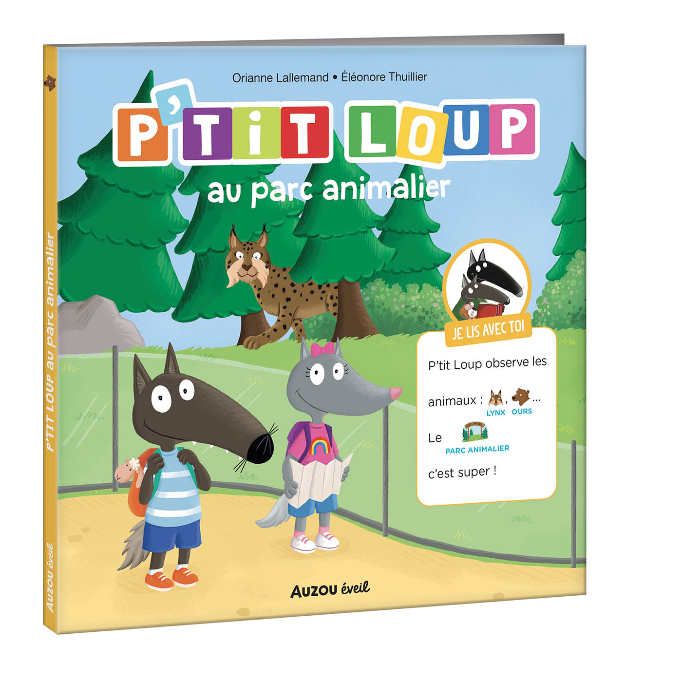 Je Lis Avec Toi - P'tit Loup - Le Parc Animalier Je Lis Avec Toi - P'tit Loup - Le Parc Animalier