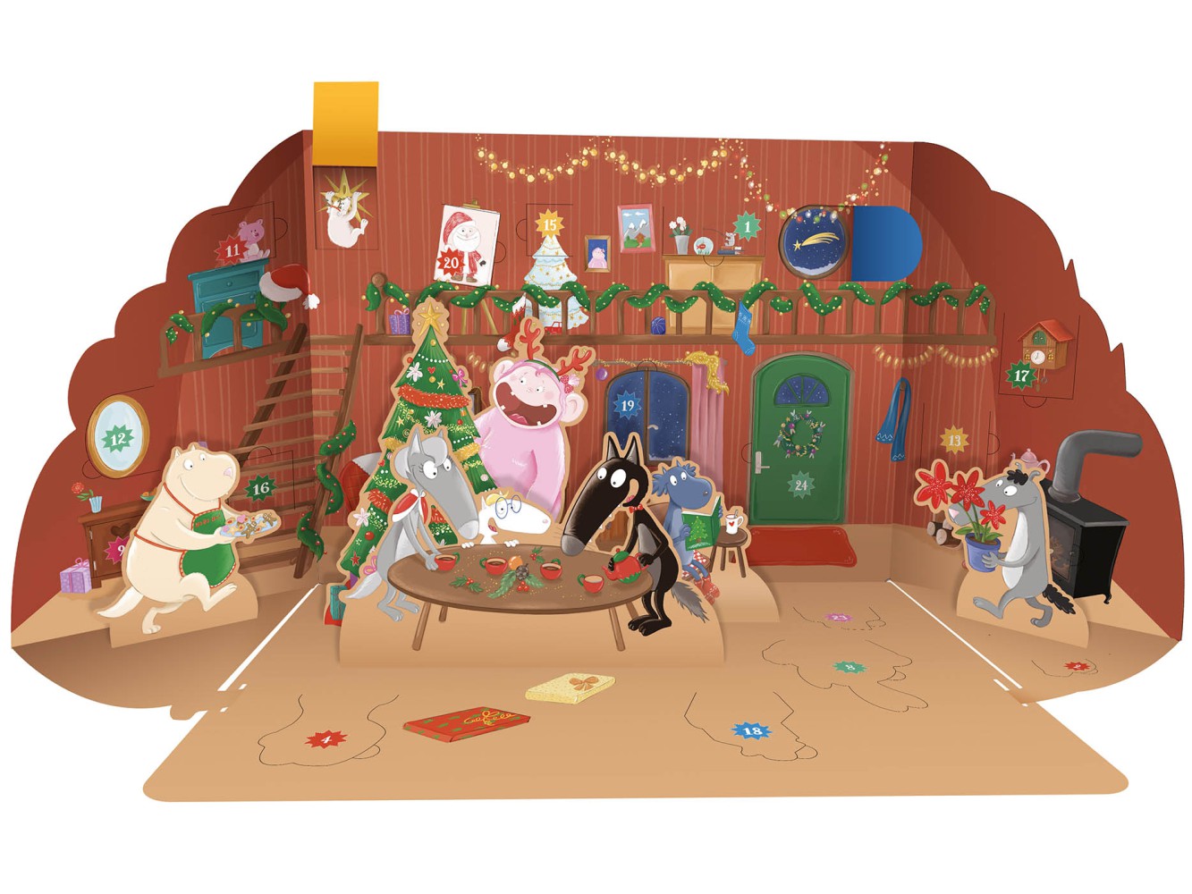 Mon Calendrier De L'avent Loup Mon Calendrier De L'avent Loup