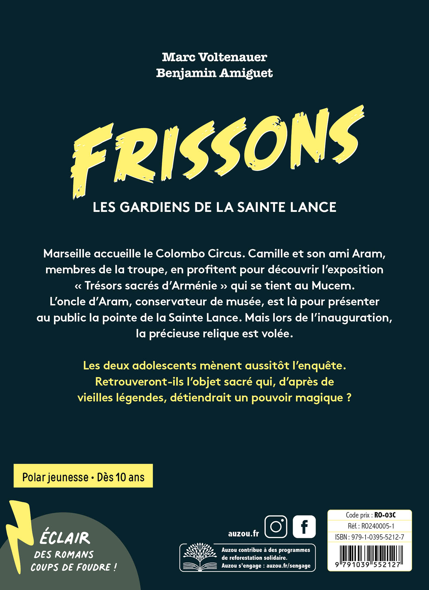 FRISSONS - LE GARDIEN DE LA SAINTE-LANCE