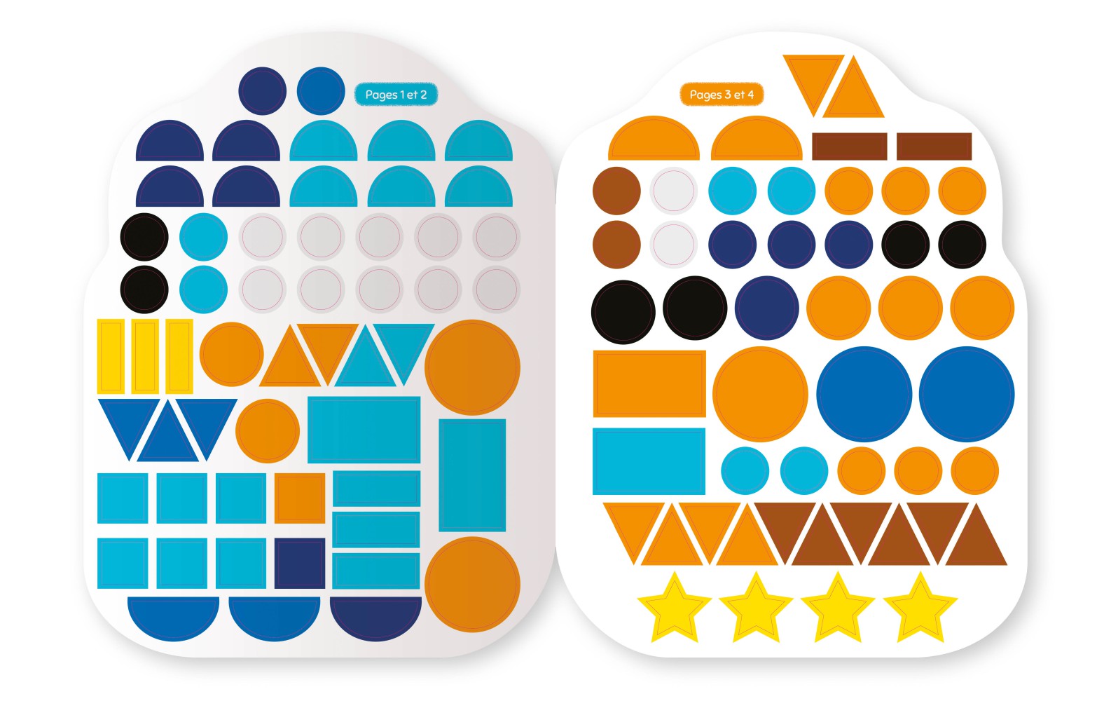 Gommettes formes - Pirates Gommettes formes - Pirates