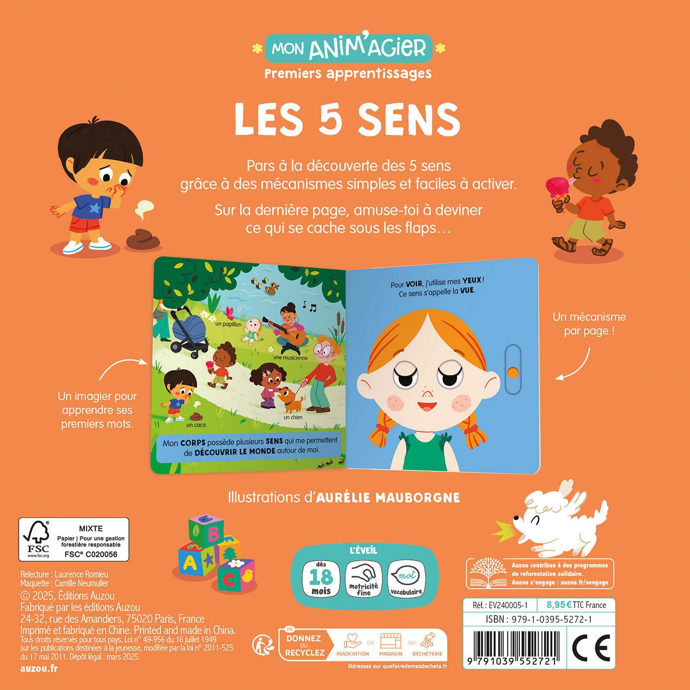 LES 5 SENS - PREMIERS APPRENTISSAGES 